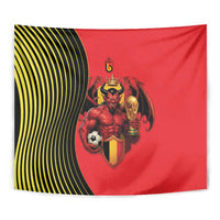 World Football 2026 Belgium Tapestry Red Devils Go Champions - Wonder Print Shop