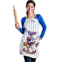 Cuba Baseball Apron Cuban Flag Mascot Design