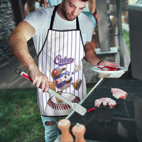 Cuba Baseball Apron Cuban Flag Mascot Design