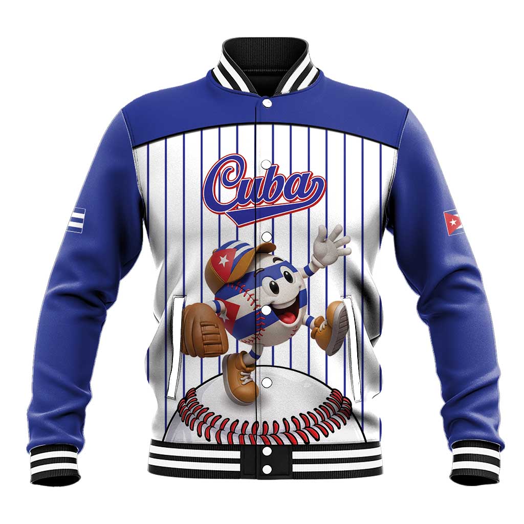 Cuba Baseball Custom Baseball Jacket Cuban Flag Mascot Design