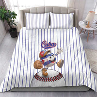 Cuba Baseball Bedding Set Cuban Flag Mascot Design