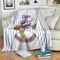 Cuba Baseball Blanket Cuban Flag Mascot Design