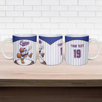 Cuba Baseball Custom Ceramic Mug Cuban Flag Mascot Design