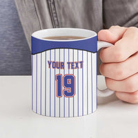 Cuba Baseball Custom Ceramic Mug Cuban Flag Mascot Design