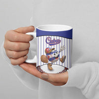 Cuba Baseball Custom Ceramic Mug Cuban Flag Mascot Design