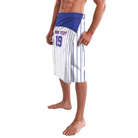 Cuba Baseball Custom Lavalava Cuban Flag Mascot Design