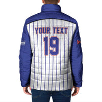 Cuba Baseball Custom Padded Jacket Cuban Flag Mascot Design