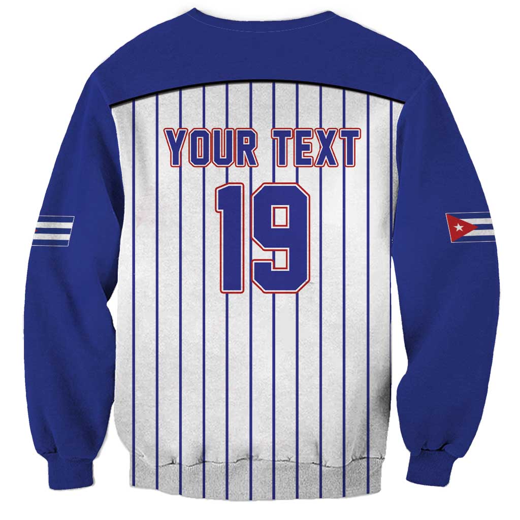 Cuba Baseball Custom Sweatshirt Cuban Flag Mascot Design