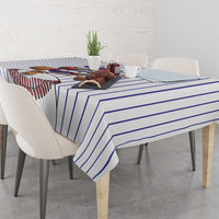 Cuba Baseball Tablecloth Cuban Flag Mascot Design