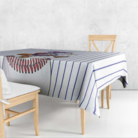 Cuba Baseball Tablecloth Cuban Flag Mascot Design