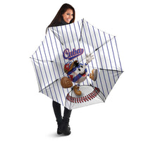 Cuba Baseball Umbrella Cuban Flag Mascot Design