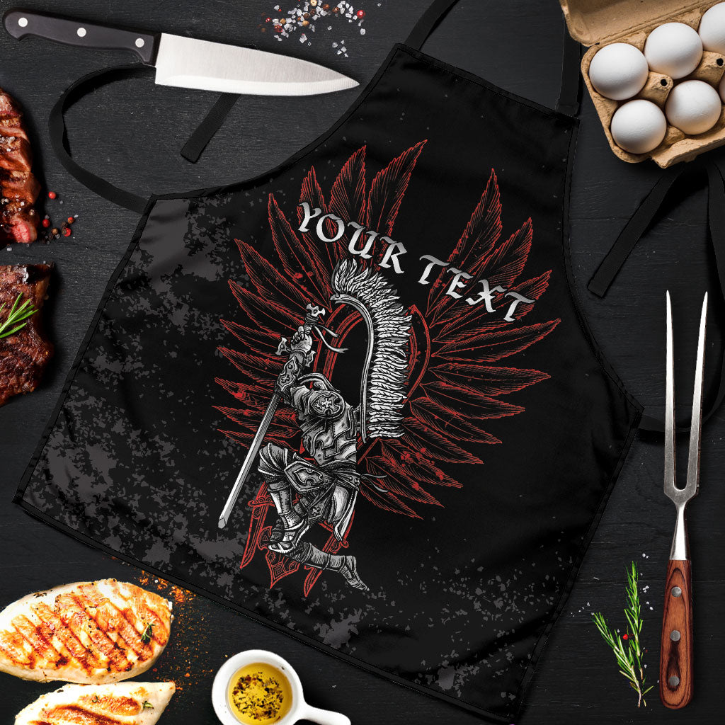 Personalized Poland Husaria Apron Polska Winged Hussar Knight Pride
