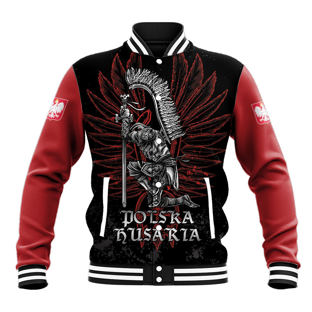 Personalized Poland Husaria Baseball Jacket Polska Winged Hussar Knight Pride