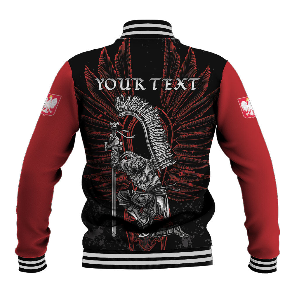 Personalized Poland Husaria Baseball Jacket Polska Winged Hussar Knight Pride