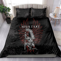 Personalized Poland Husaria Bedding Set Polska Winged Hussar Knight Pride