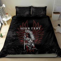 Personalized Poland Husaria Bedding Set Polska Winged Hussar Knight Pride