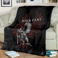 Personalized Poland Husaria Blanket Polska Winged Hussar Knight Pride