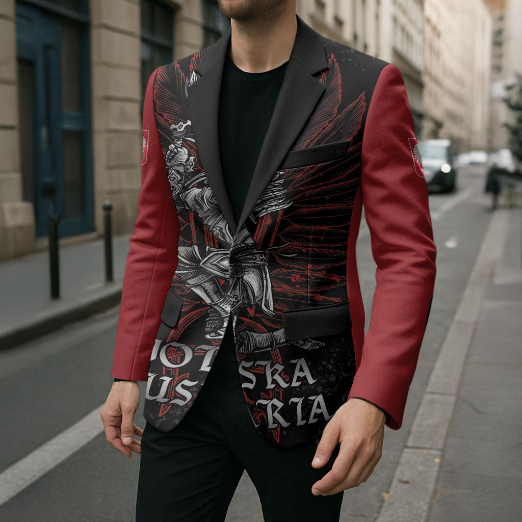 Personalized Poland Husaria Blazer Polska Winged Hussar Knight Pride