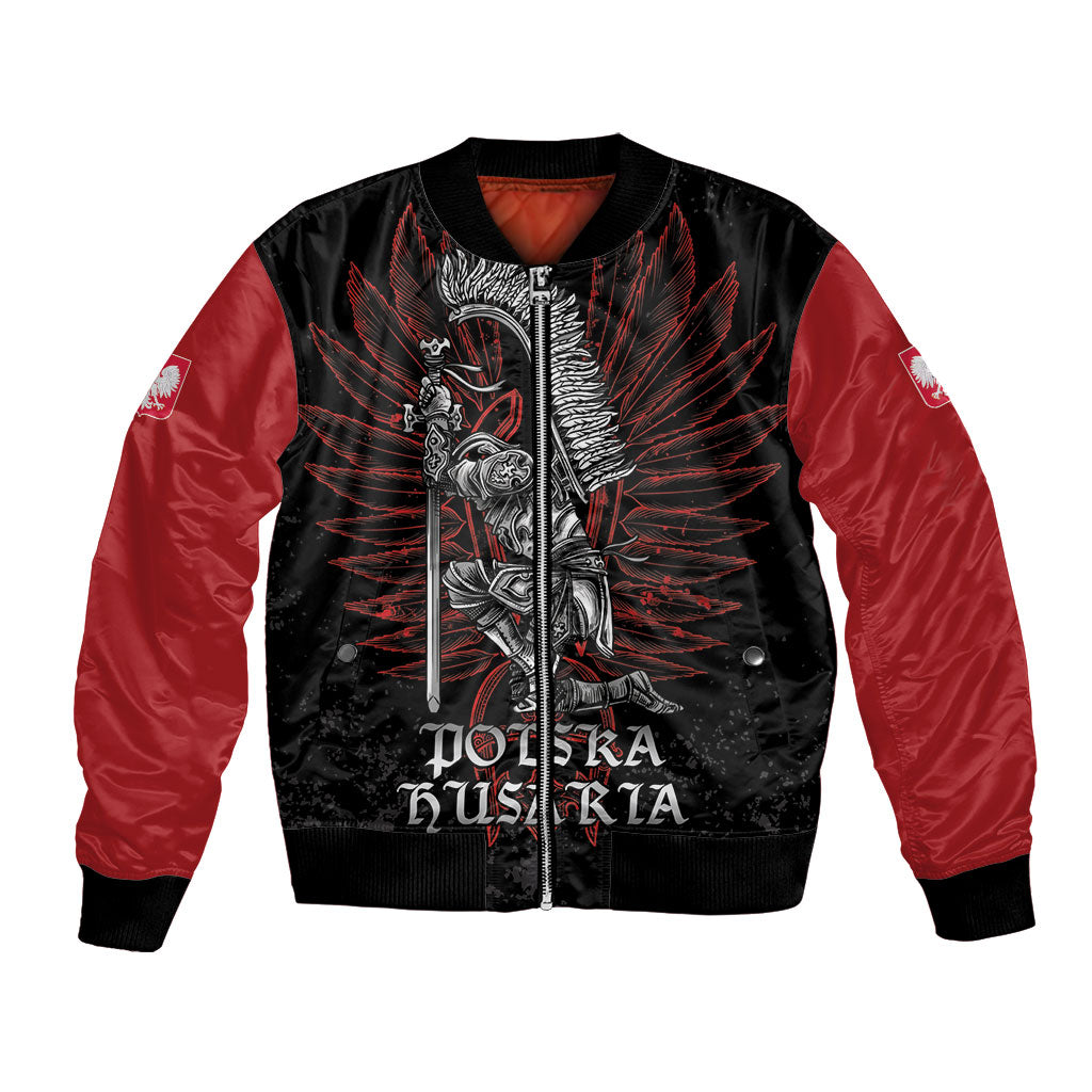 Personalized Poland Husaria Bomber Jacket Polska Winged Hussar Knight Pride