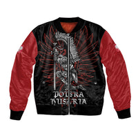 Personalized Poland Husaria Bomber Jacket Polska Winged Hussar Knight Pride