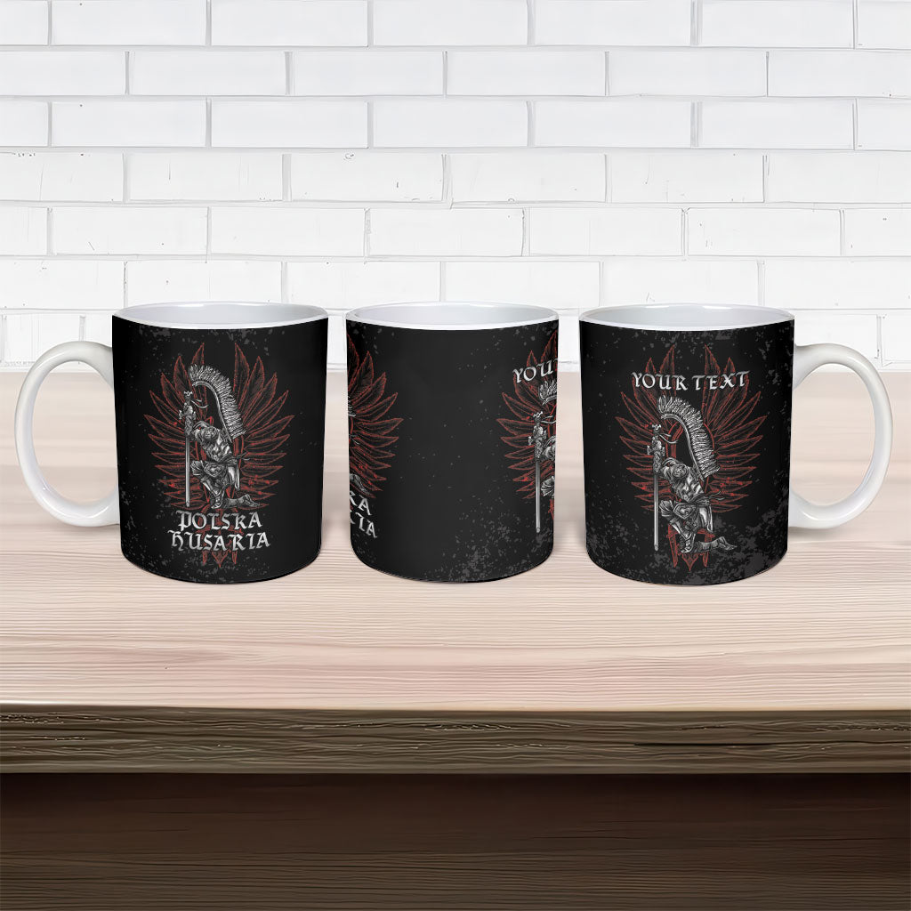 Personalized Poland Husaria Ceramic Mug Polska Winged Hussar Knight Pride