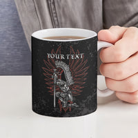 Personalized Poland Husaria Ceramic Mug Polska Winged Hussar Knight Pride