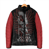 Personalized Poland Husaria Padded Jacket Polska Winged Hussar Knight Pride