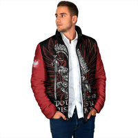 Personalized Poland Husaria Padded Jacket Polska Winged Hussar Knight Pride