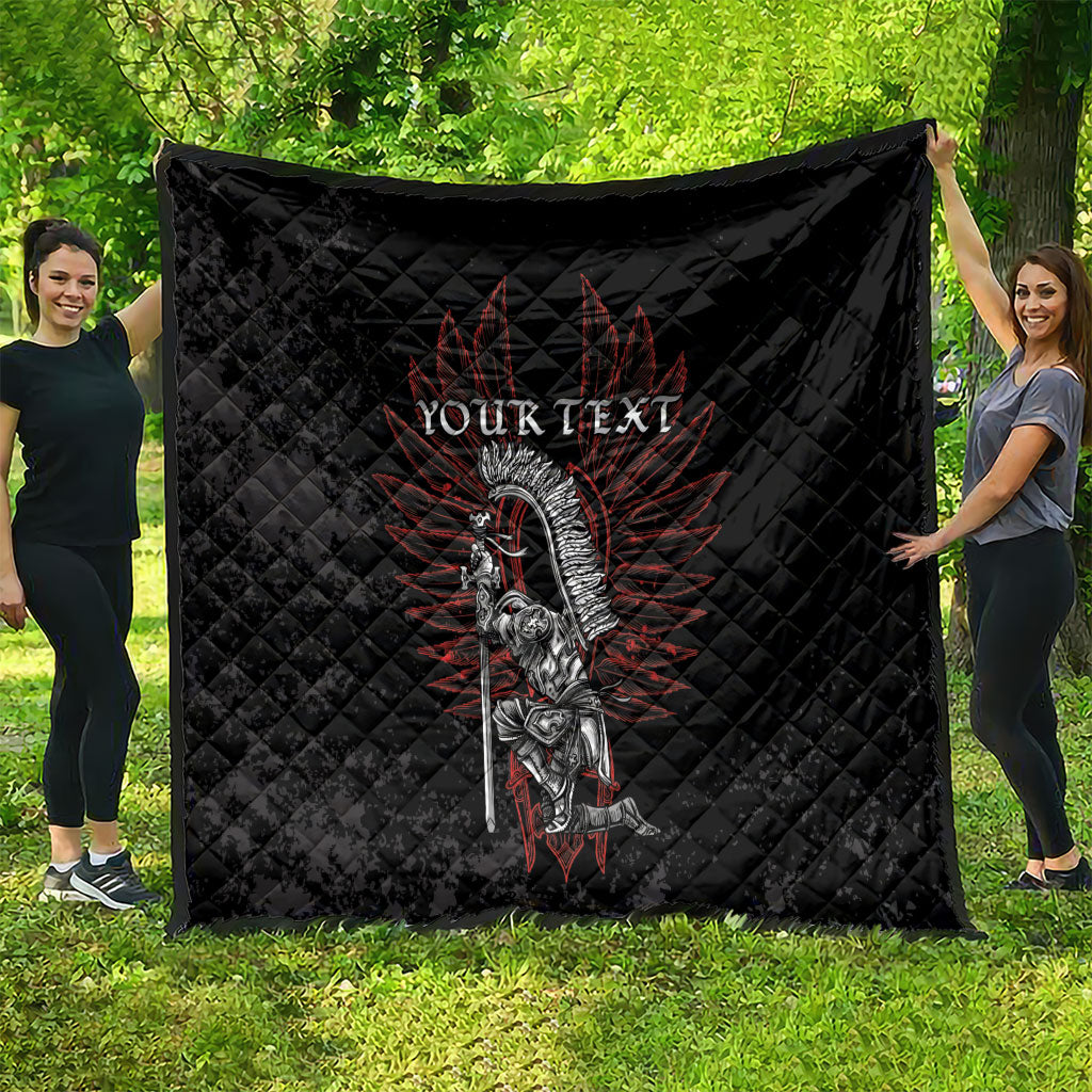 Personalized Poland Husaria Quilt Polska Winged Hussar Knight Pride
