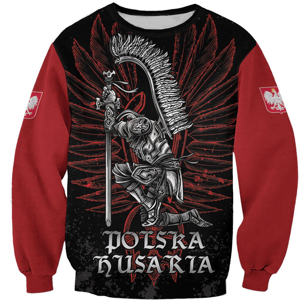 Personalized Poland Husaria Sweatshirt Polska Winged Hussar Knight Pride