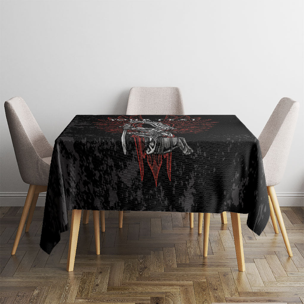 Personalized Poland Husaria Tablecloth Polska Winged Hussar Knight Pride