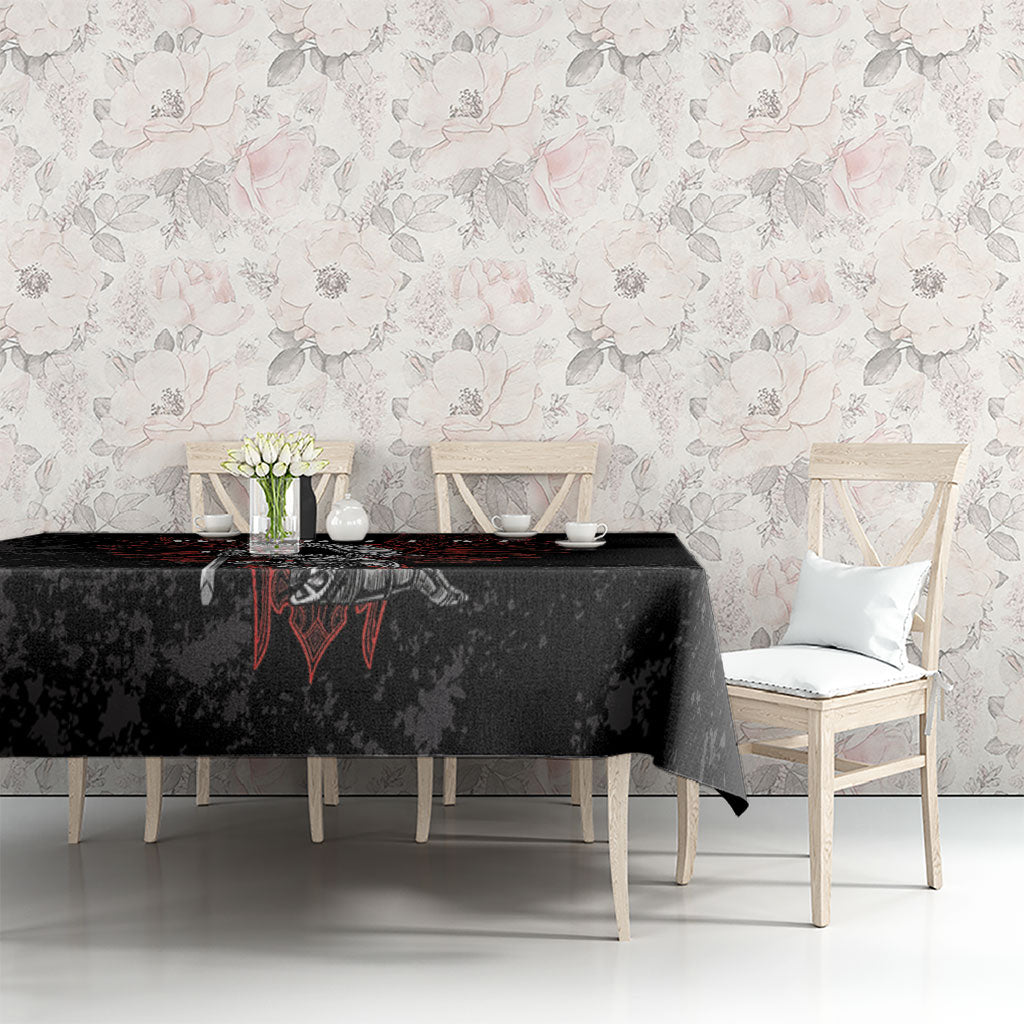 Personalized Poland Husaria Tablecloth Polska Winged Hussar Knight Pride