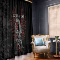 Personalized Poland Husaria Window Curtain Polska Winged Hussar Knight Pride