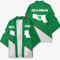 Italy Emilia-Romagna Kimono Map With Flag Style - Wonder Print Shop