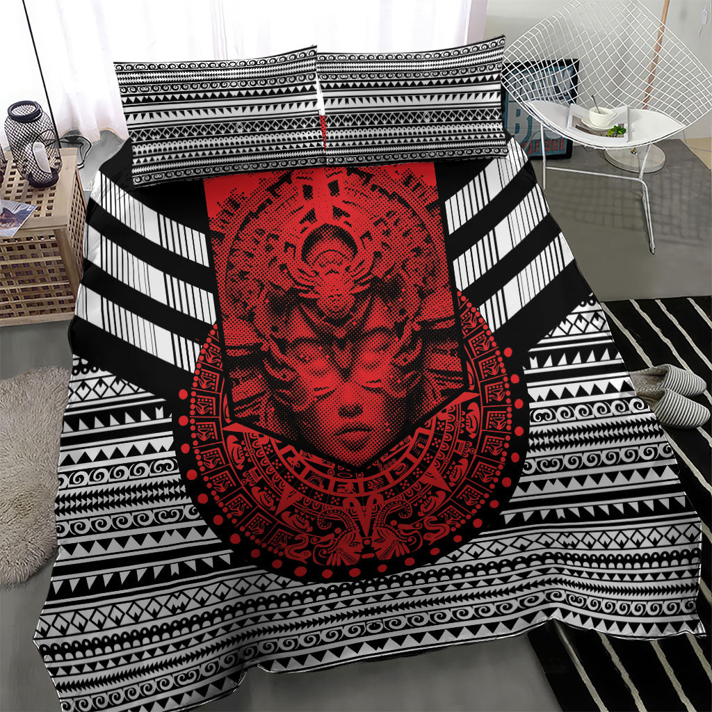Mexico Aztec Warrior Goddess Bedding Set Tribal Aztec Heritage
