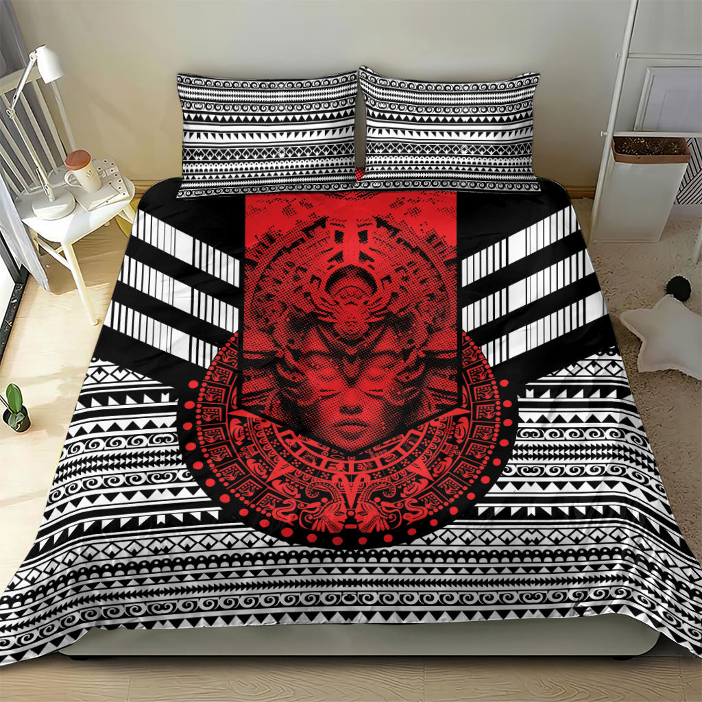 Mexico Aztec Warrior Goddess Bedding Set Tribal Aztec Heritage