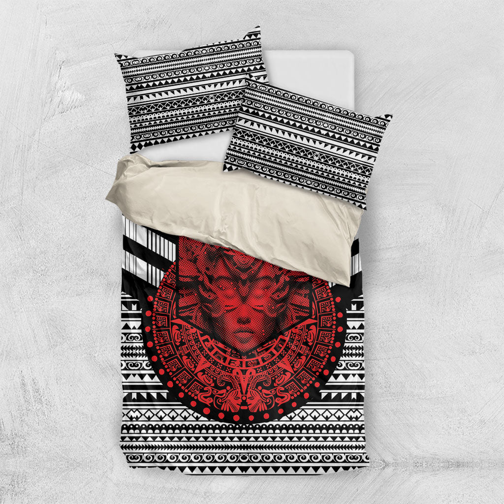 Mexico Aztec Warrior Goddess Bedding Set Tribal Aztec Heritage
