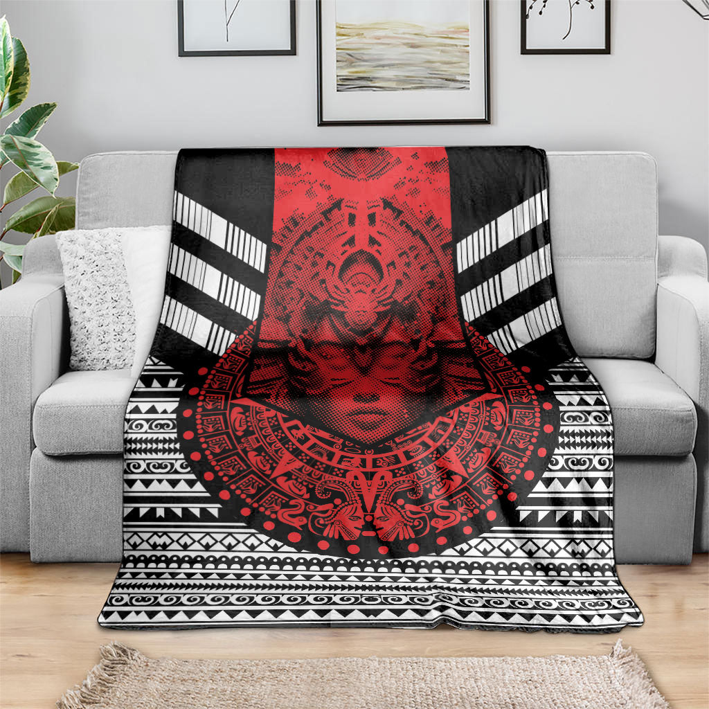 Mexico Aztec Warrior Goddess Blanket Tribal Aztec Heritage