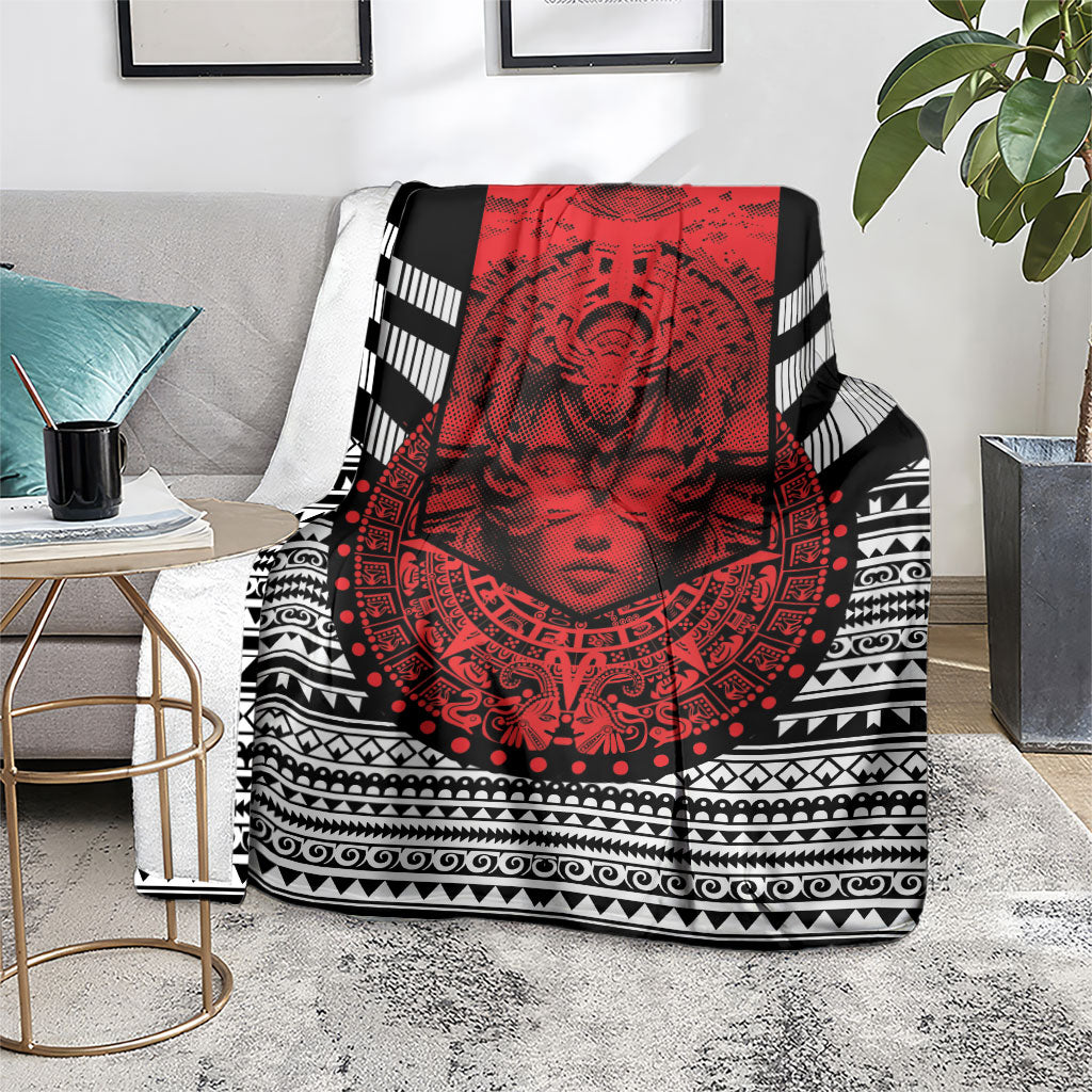 Mexico Aztec Warrior Goddess Blanket Tribal Aztec Heritage