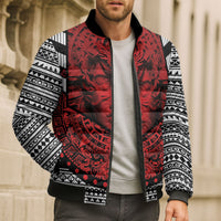 Mexico Aztec Warrior Goddess Bomber Puffer Jacket Tribal Aztec Heritage