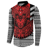Mexico Aztec Warrior Goddess Button Sweatshirt Tribal Aztec Heritage