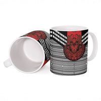 Mexico Aztec Warrior Goddess Ceramic Mug Tribal Aztec Heritage