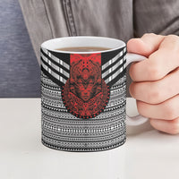 Mexico Aztec Warrior Goddess Ceramic Mug Tribal Aztec Heritage