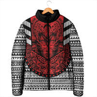 Mexico Aztec Warrior Goddess Padded Jacket Tribal Aztec Heritage