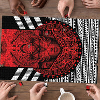 Mexico Aztec Warrior Goddess Puzzle Tribal Aztec Heritage