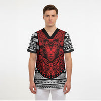 Mexico Aztec Warrior Goddess Scrub Top Tribal Aztec Heritage