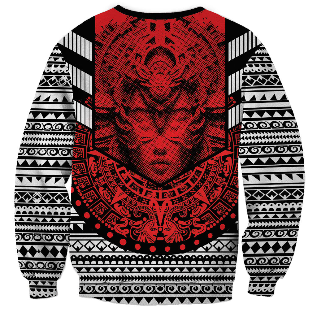 Mexico Aztec Warrior Goddess Sweatshirt Tribal Aztec Heritage