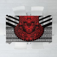 Mexico Aztec Warrior Goddess Tablecloth Tribal Aztec Heritage
