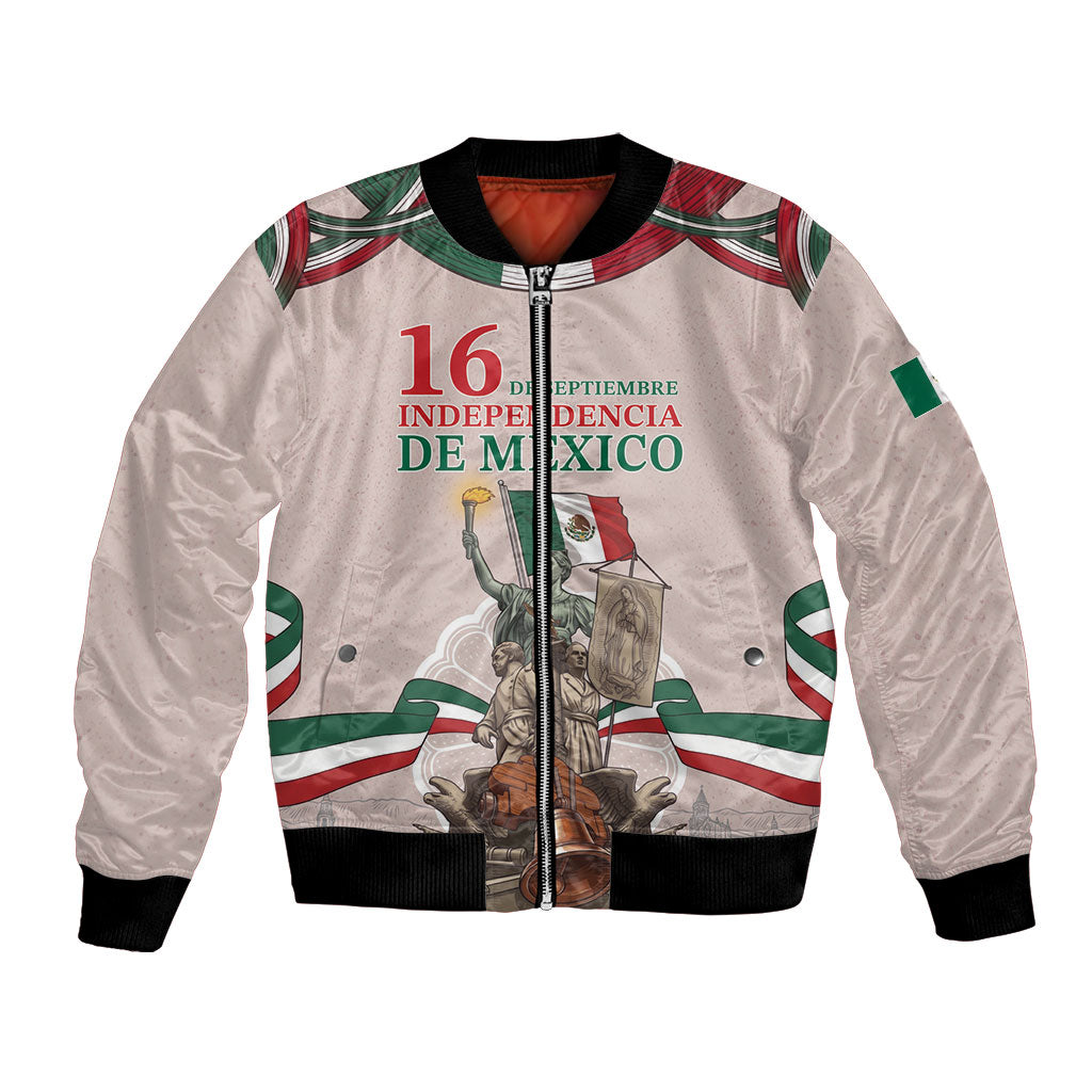 Personalized Mexico Dia De La Independencia Bomber Jacket 16 De Septiembre Heritage Pride