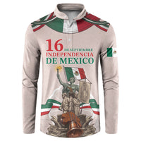 Personalized Mexico Dia De La Independencia Button Sweatshirt 16 De Septiembre Heritage Pride